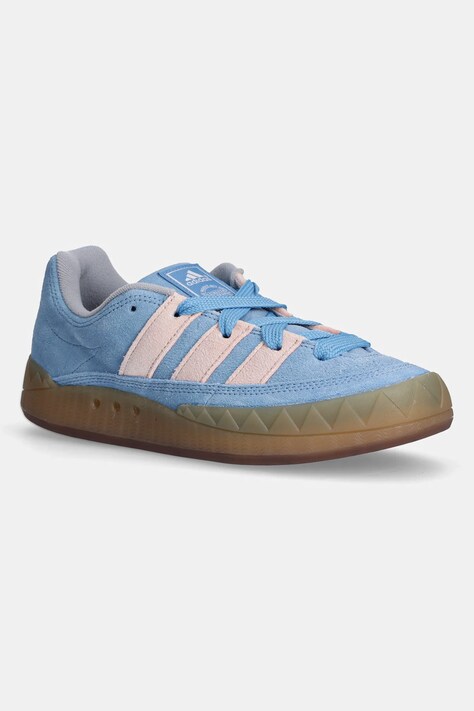 Σουέτ αθλητικά παπούτσια adidas Originals Adimatic χρώμα: μπλε, ID3946