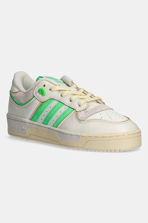 Шкіряні кросівки adidas Originals Rivalry 86 Low колір бежевий IF7135