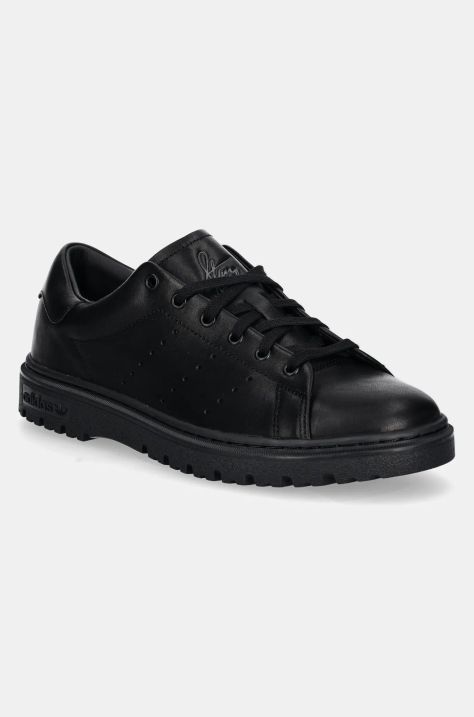 adidas Originals leather sneakers Stan Smith Freizeit black color JI1496