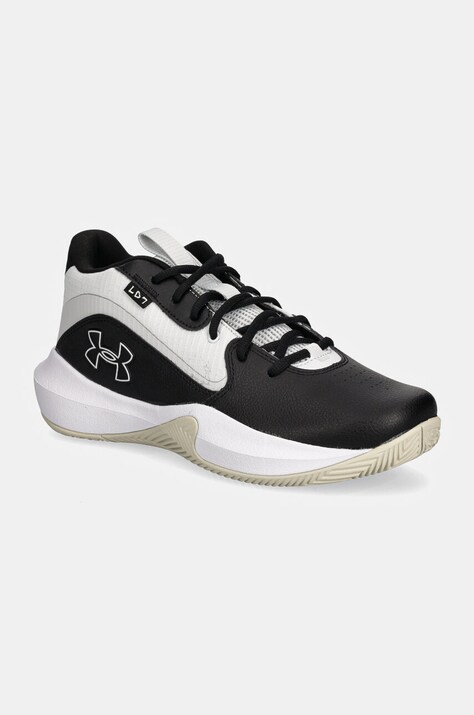 Basketbalové topánky Under Armour Lockdown 7 čierna farba, 3028512