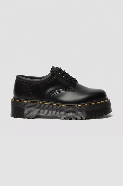 Dr. Martens pantofi de piele 8053 Quad culoarea negru, DM24690001