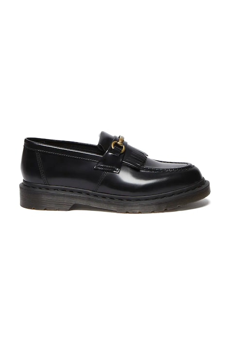 Dr. Martens mocasini de piele Adrian Snaffle culoarea negru, cu toc plat, DM32102001