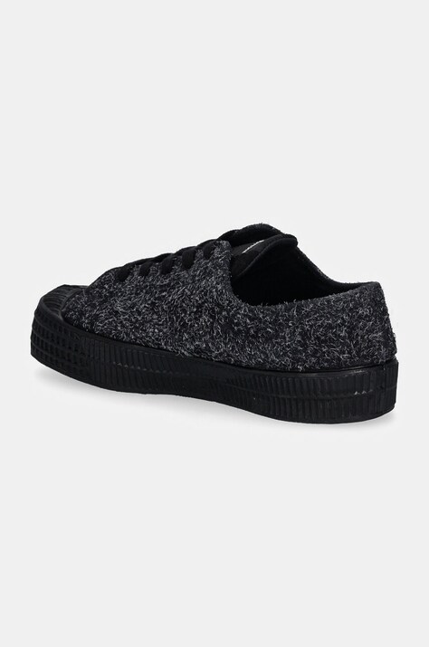 Замшеві кеди Novesta Star Master Hairy Suede — AW24-OBU0FF, чорний — фото 3