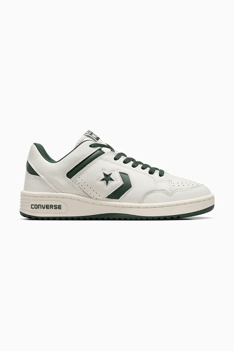 Шкіряні кросівки Converse Weapon Old Money колір білий A11212C