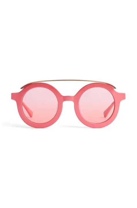 Dětské sluneční brýle Mini Rodini růžová barva