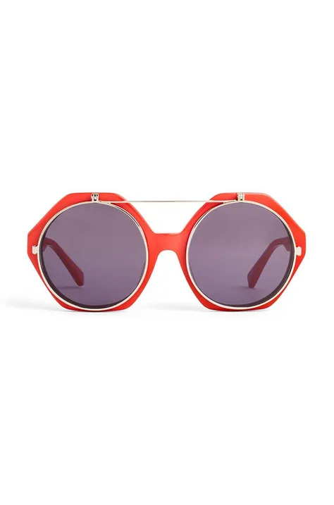 Дитячі сонцезахисні окуляри Mini Rodini колір червоний