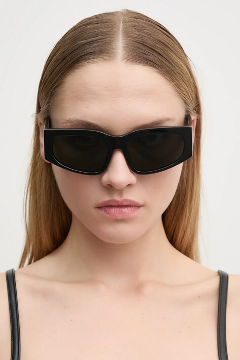 LINDA FARROW ochelari de soare SENNA culoarea negru, LFL1351C1SUN