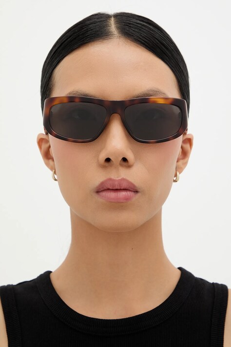 Сонцезахисні окуляри Jacquemus PILOTA — AW24-OKU028, коричневий — фото 7