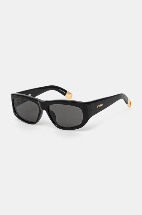 Jacquemus ochelari de soare PILOTA culoarea negru, JAC2C1SUN