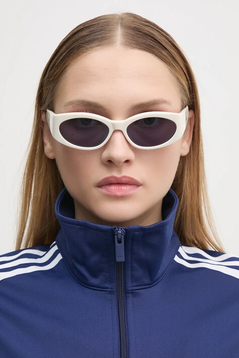 Sluneční brýle Jacquemus OVALO bílá barva, JAC4C7SUN