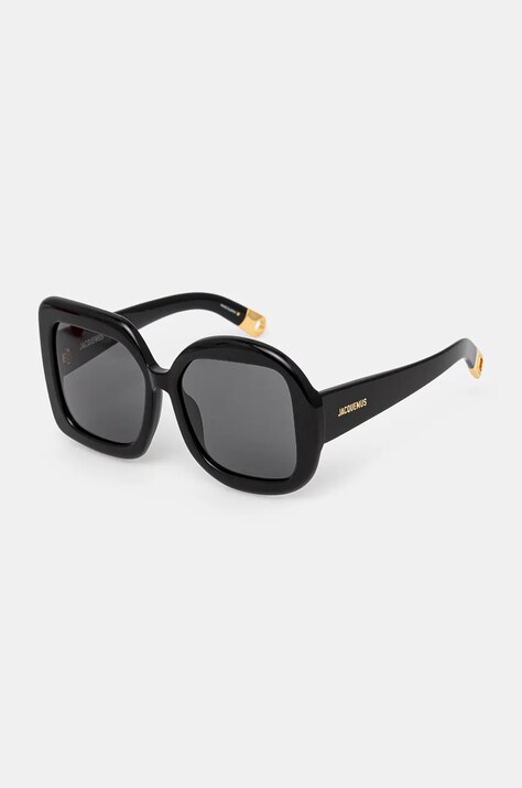 Sluneční brýle Jacquemus CARRE ROND 2 černá barva, JAC10C1SUN