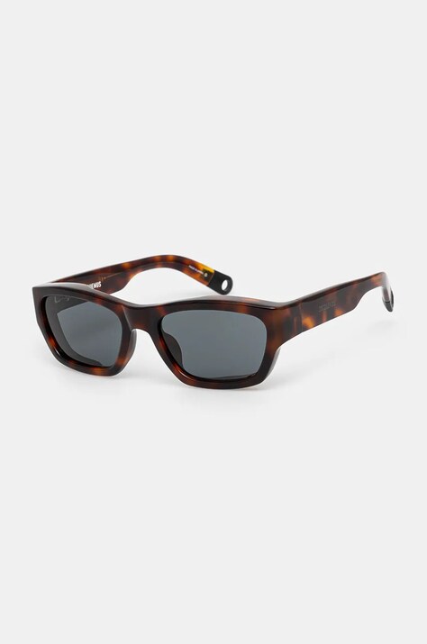 Sluneční brýle Jacquemus MERIDIANO hnědá barva, JAC9C2SUN