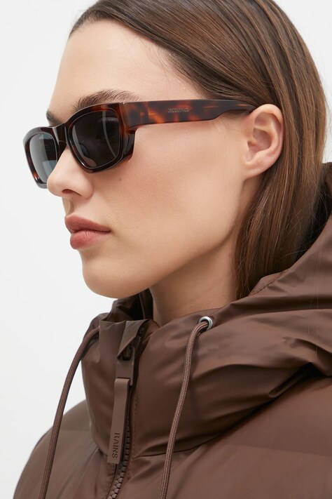 Sluneční brýle Jacquemus MERIDIANO hnědá barva, JAC9C2SUN