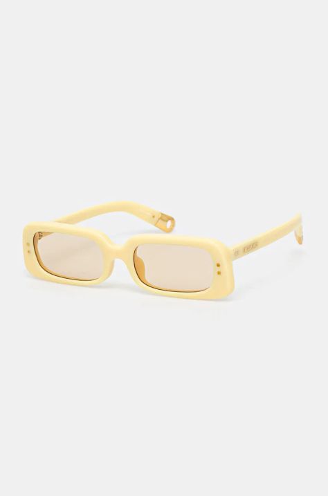 Jacquemus occhiali da sole AZZURO colore beige JAC47C3SUN