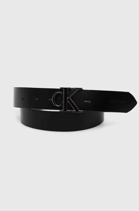Obojstranný opasok Calvin Klein Jeans dámsky, čierna farba, K60K612272