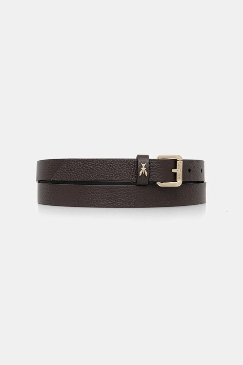 Patrizia Pepe curea de piele culoarea bej, 8W0047 L001