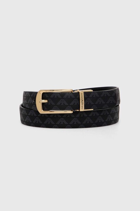 Emporio Armani curea femei, culoarea negru, Y3I373 YFJ5X
