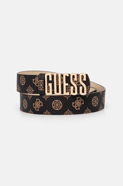Guess curea femei, culoarea negru, BW9173 P4435