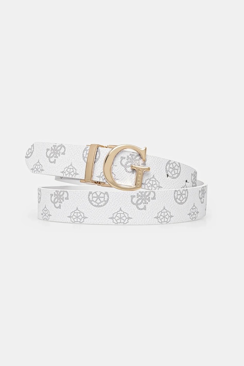 Ζώνη Guess EVELUNE χρώμα: άσπρο, BW9171 P4430