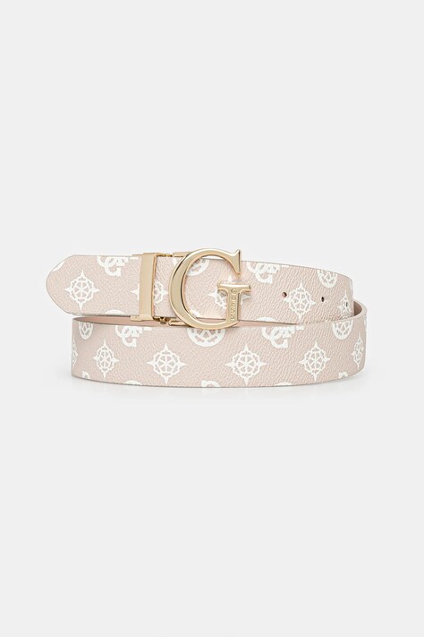 Guess curea EVELUNE femei, culoarea bej, BW9171 P4430