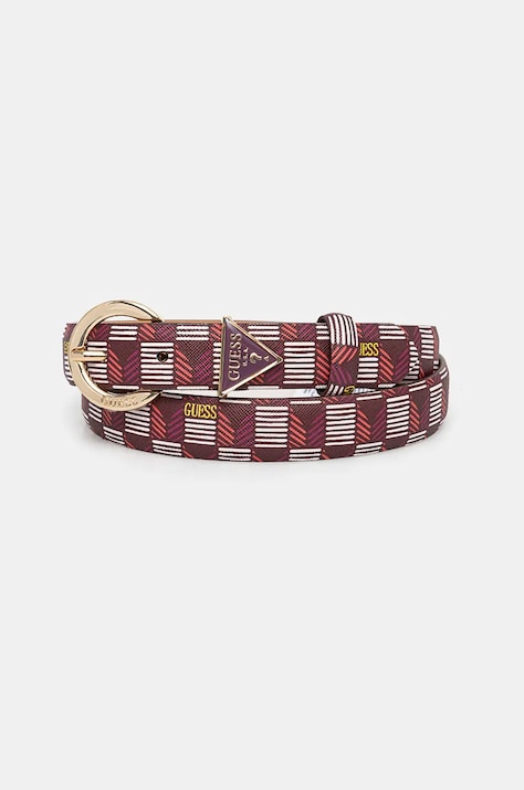 Ремень Guess женский цвет бордовый BW9178 P4425