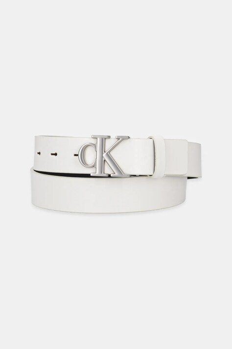 Шкіряний ремінь Calvin Klein Jeans жіночий колір чорний K60K612289