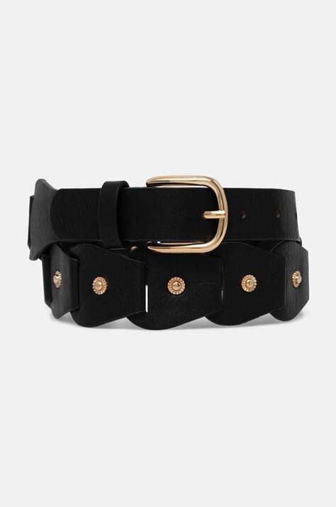 Morgan curea 3VAGUE femei, culoarea negru, 3VAGUE
