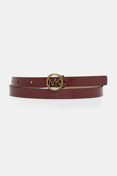 Opasok MICHAEL Michael Kors dámsky, bordová farba, 559142
