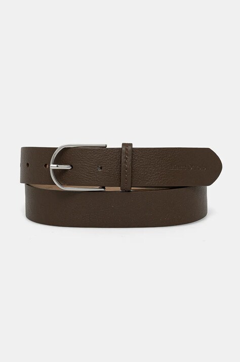 Marc O'Polo curea de piele barbati, culoarea maro, 40817739501133