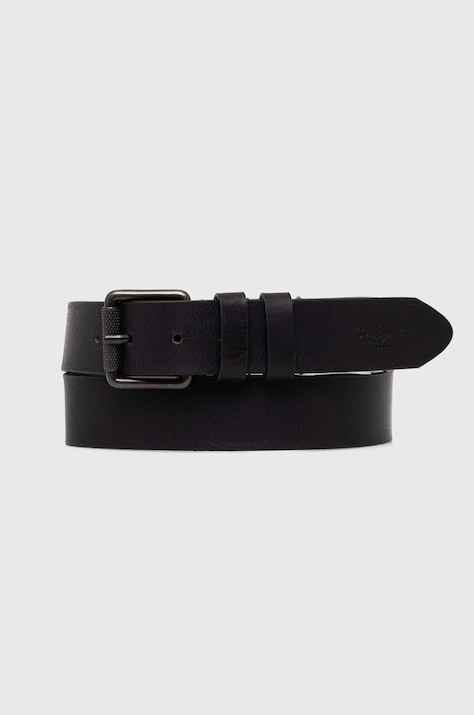 Кожаный ремень Pepe Jeans TATE BELT мужской цвет чёрный PM021028
