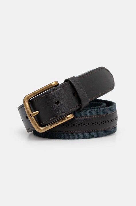 Tommy Hilfiger curea barbati, culoarea maro, AM0AM12812