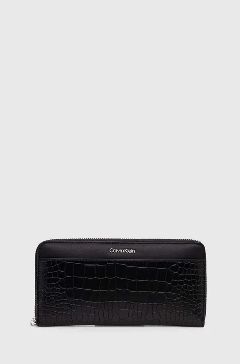 Портмоне Calvin Klein дамски в черно K60K612356