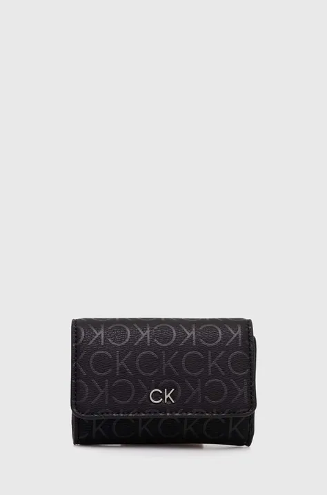 Портмоне Calvin Klein дамски в черно K60K612637