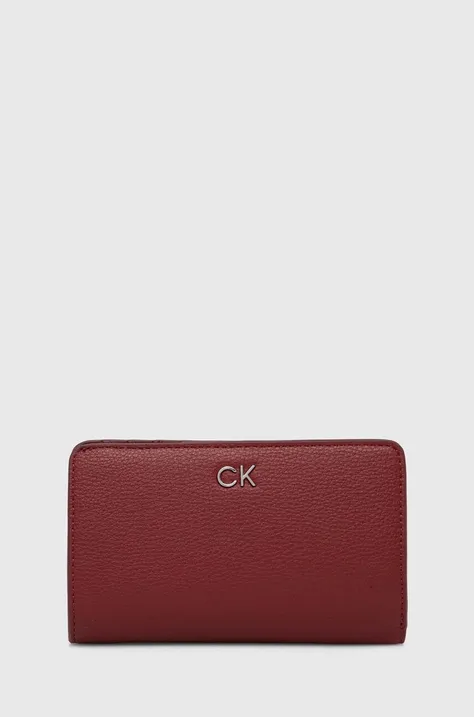 Calvin Klein portfel damski kolor czerwony K60K612638