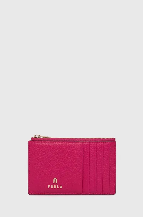 Δερμάτινο πορτοφόλι Furla γυναικείο, χρώμα: ροζ, WP00310 HSF000 2504S
