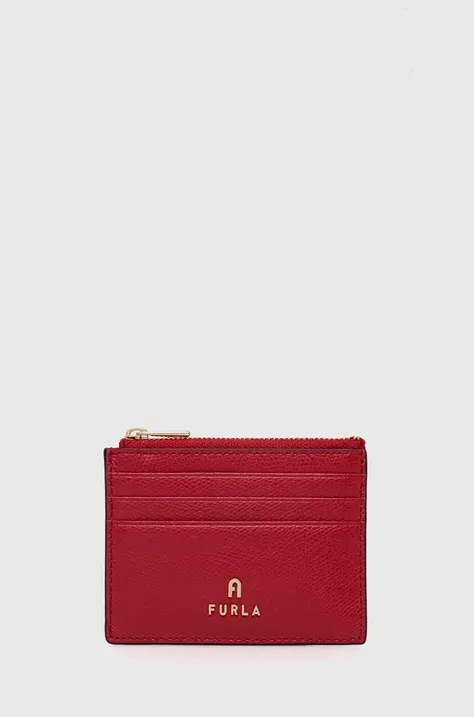 Δερμάτινο πορτοφόλι Furla γυναικείες, χρώμα: κόκκινο, WP00388 ARE000 2673S