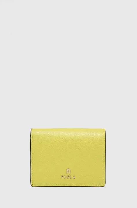 Kožená peňaženka Furla dámska, zelená farba, WP00304 ARE000 3128S