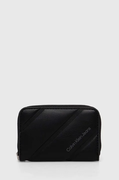 Calvin Klein Jeans portfel damski kolor czarny K60K612256