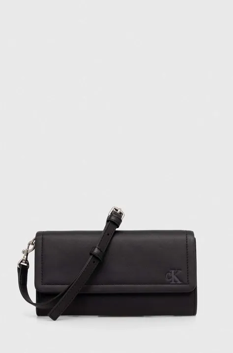 Listová kabelka Calvin Klein Jeans čierna farba, K60K612263