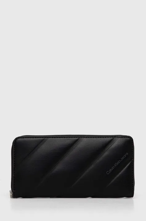 Calvin Klein Jeans portofel femei, culoarea negru, K60K612265