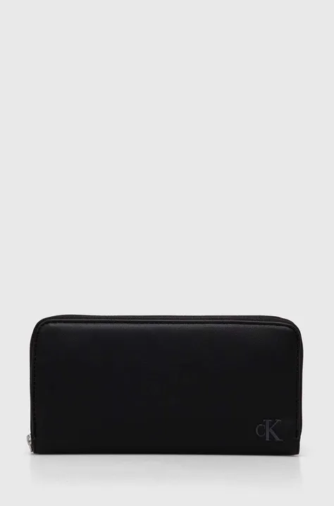 Peňaženka Calvin Klein Jeans dámska, čierna farba, K60K612704