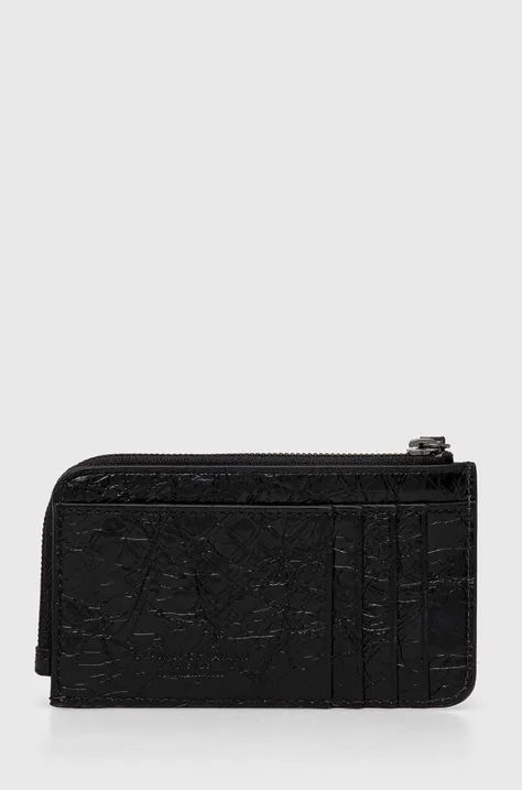 Кожаный кошелек Gianni Chiarini женский цвет чёрный PF 5085 NPK