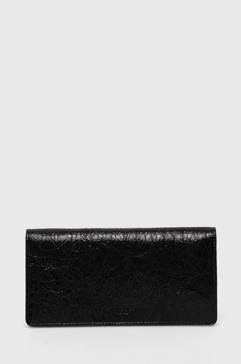 Кожаный кошелек Gianni Chiarini женский цвет чёрный PF 5041 NPK