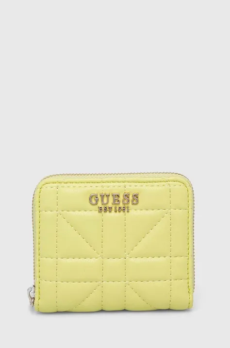 Peňaženka Guess ASSIA dámska, zelená farba, SWQG84 99370