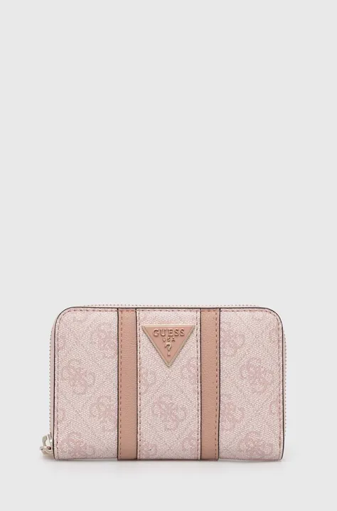 Guess portofel NOREEN femei, culoarea roz, SWSG90 00400