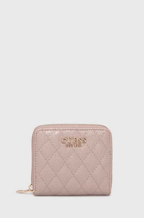 Guess portfel YARMILLA damski kolor różowy SWGG93 22370