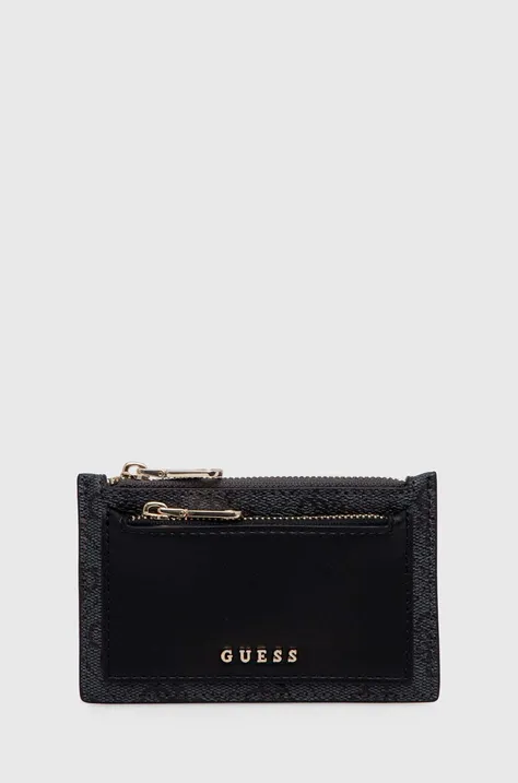 Guess portofel femei, culoarea negru, RW1681 P4301