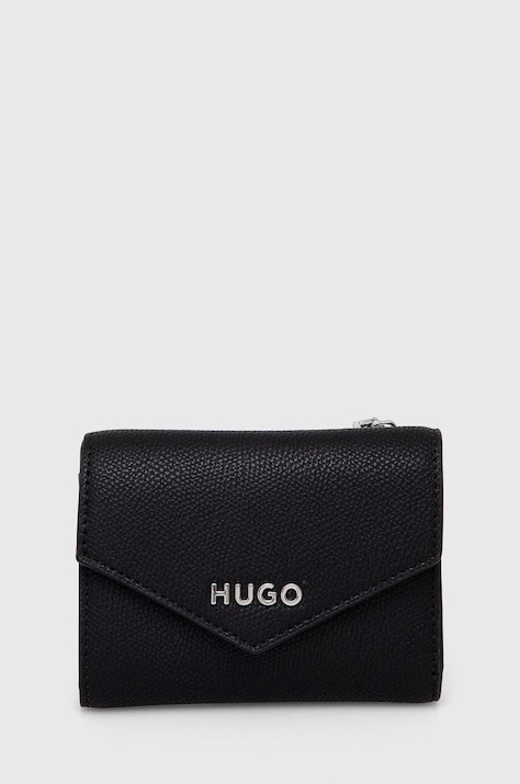 Гаманець HUGO жіночий колір чорний 50516933