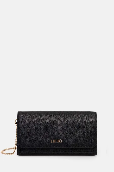Peňaženka Liu Jo dámska, čierna farba, AF4272 E0087