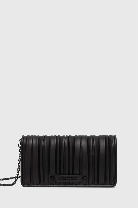 Клатч Karl Lagerfeld колір чорний 245W3229